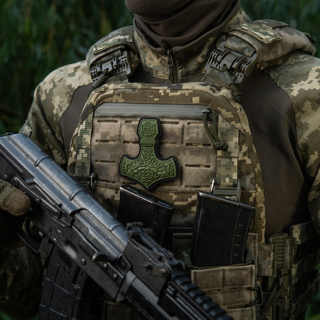 Naszywka Mjölnir Large PVC  - Olive
