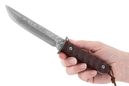 Nóż myśliwski ze stali damasceńskiej TAKOMA N-958