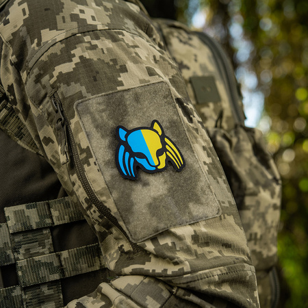 M-Tac Naszywka Cat Predator  - Black/Yellow/Blue