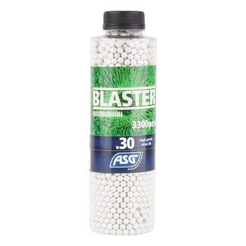 Blaster - Kulki ASG - 0,30 g - 3300 szt. - Białe - 19405