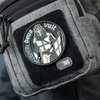 Naszywka Deus Vult 3D PVC  - Black