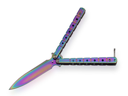 Nóż Motylek  Rainbow  N-495E