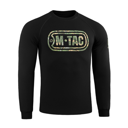 Bluza Raglanowa Logo  - Black