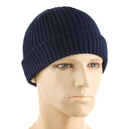 Czapka Dzianinowa 100% Akryl  - Dark Navy Blue