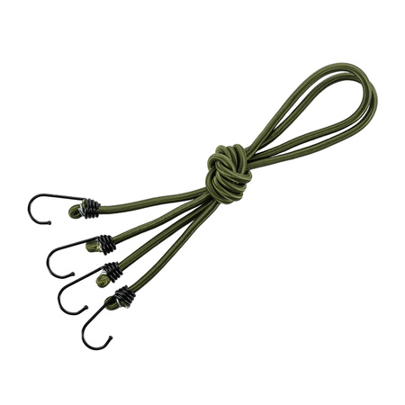 M-Tac Sznurek Elastyczny z Haczykami (2 pcs)  - Olive
