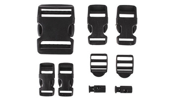 101 Inc. - Zestaw klamer - Czarny - 9 szt.