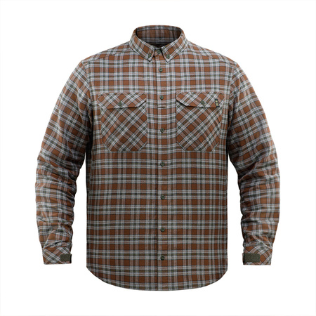 Koszula Lumberjack Cotton Shirt  - Brown/Grey