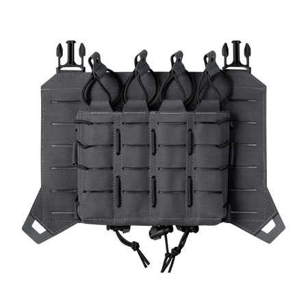 Direct Action - Panel przedni Spitfire® SMG Flap® - z 4 ładownicami - Shadow Grey - PC-SMFP-CD5-SGR
