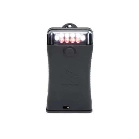 FoxFury Scout Clip Light with White and Red LEDs - FF BLACK