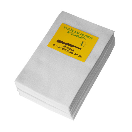 Łuszczek - Flanela do czyszczenia broni 10x15cm - 50 sztuk - 4-008