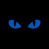 Naszywka Tiger Eyes Laser Cut (para)  - Ranger Green/Blue