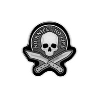 Naklejka 3D No Knife – No Life - Color