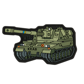 Naszywka Krab (PVC) - Olive