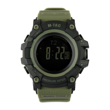 Zegarek Taktyczny Adventure Wojskowy Wielofunkcyjny - Black/Olive