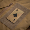 Naszywka Ace of Spades Laser Cut  - Black/Coyote