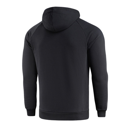 Bluza Hoodie Cotton Raglan Hard  - Black