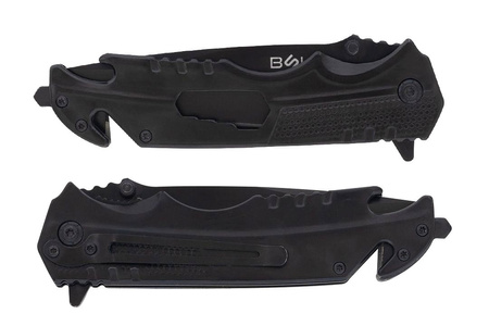 Nóż Ratowniczy BSH ADVENTURE N-501C Sprężynowy