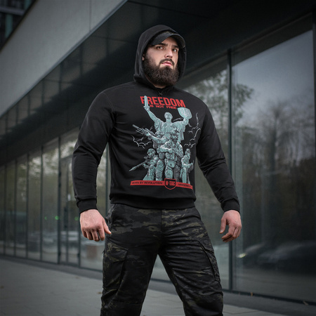 Bluza Hoodie Freedom  - Black