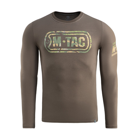 M-Tac Koszulka Logo z Długim Rękawem  - Dark Olive