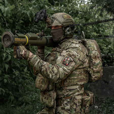 Naszywka Time PCV  - Black/Olive