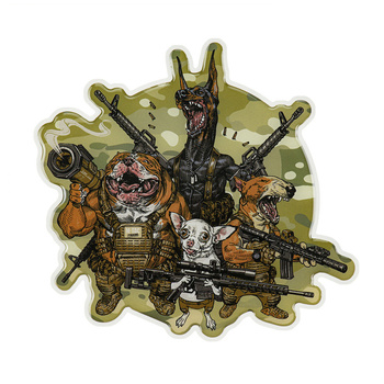 Naklejka 3D REX Team - Color