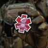 Naszywka Paramedic miś (PVC)  - Pink/Black