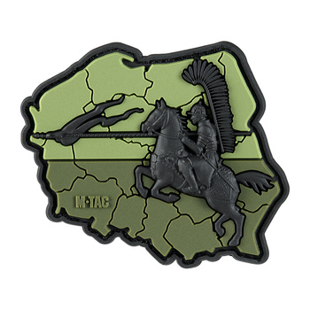Naszywka Husaria 3D PVC - Olive