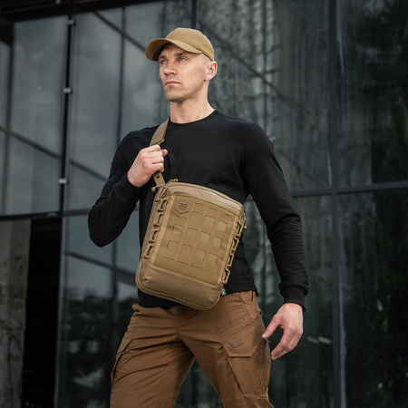 M-Tac Torba Kieszeń pionowa Laser Cut Hex  - Coyote