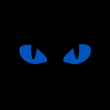 Naszywka Tiger Eyes Laser Cut (para)  - Ranger Green/Blue