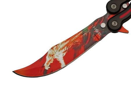 Nóż Motylek BSH ADVENTURE N-451F Treningowy