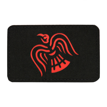 Naszywka Sztandar Wrona Laser Cut  - Black/Red