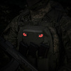 Naszywka Tiger Eyes Laser Cut (para)  - Ranger Green/Red