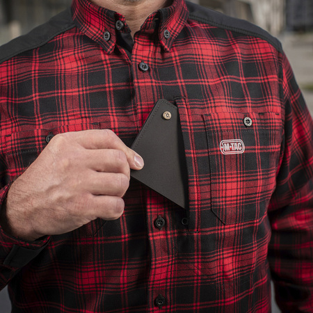 Koszula Redneck Shirt  - Red/Black