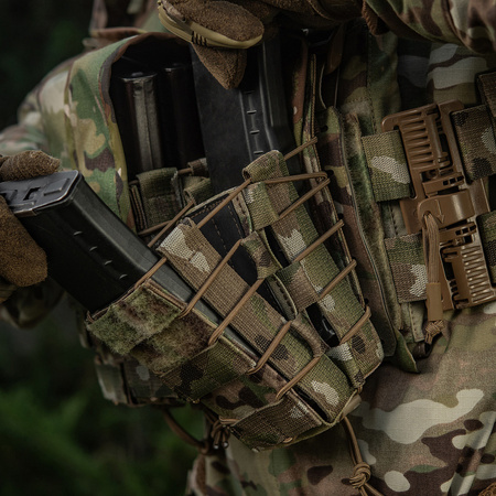 Ładownica Podwójna na AK z Klapą Gen.3  - Multicam