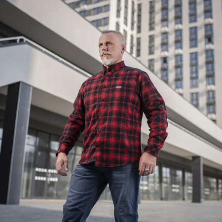 Koszula Redneck Shirt  - Red/Black