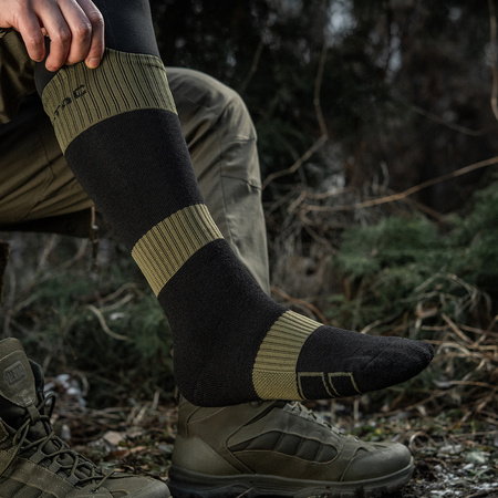Skarpetki Zimowe  - Black/Olive
