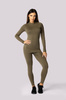 Legginsy termoaktywne ALPHA, damskie - Forest Green