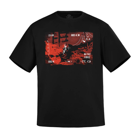 Koszulka One Shot Oversize  - Black