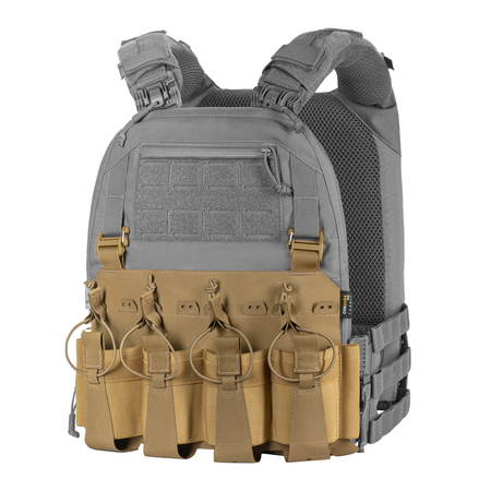 Przedni Panel na Kamizelkę Taktyczną Cuirass QRS na Magazynki  - Coyote