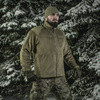 Bluza Polarowa Battle Fleece Polartec Velcro  - Tan