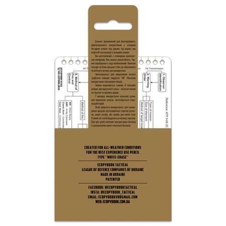 Ecopybook Karty Call for Fire Support (5 szt)  - Color
