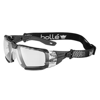Bolle Safety - Okulary ochronne RUSH+ 2.0 XP - Adapter RX - Platinum - Przezroczysty - RUSXMN10E