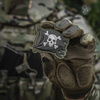 Naszywka Jolly Roger PVC  - Olive/Black