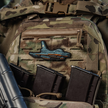 Naszywka F-16 PVC  - Blue