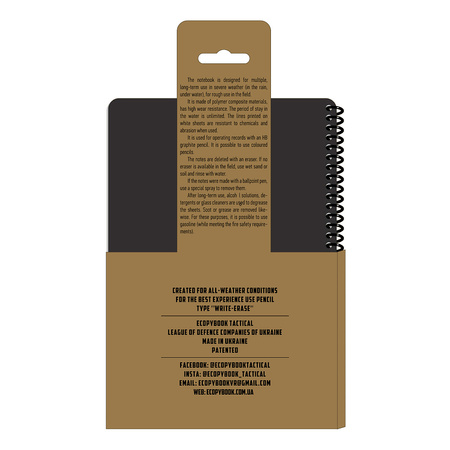 M-Tac Ecopybook Notatnik Tactical all-weather A5  - Color