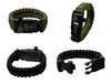 Bransoletka Survivalowa Paracord 5w1 Krzesiwo Kompas Gwizdek BR-003