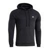 Bluza Hoodie Cotton Raglan Hard  - Black