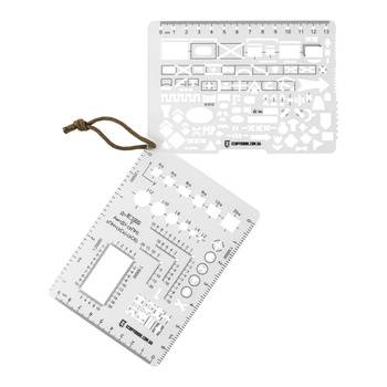 Ecopybook Tactical zestaw taktyczny linijek TZ+M NATO - Color