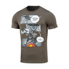 M-Tac Koszulka Comics Drone Girl  - Dark Olive
