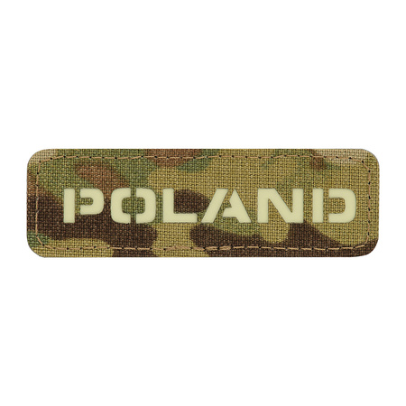 Naszywka Poland 25x80 Laser Cut  - Multicam/GID